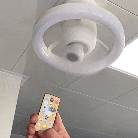 FOCO VENTILADOR CON CONTROL REMOTO